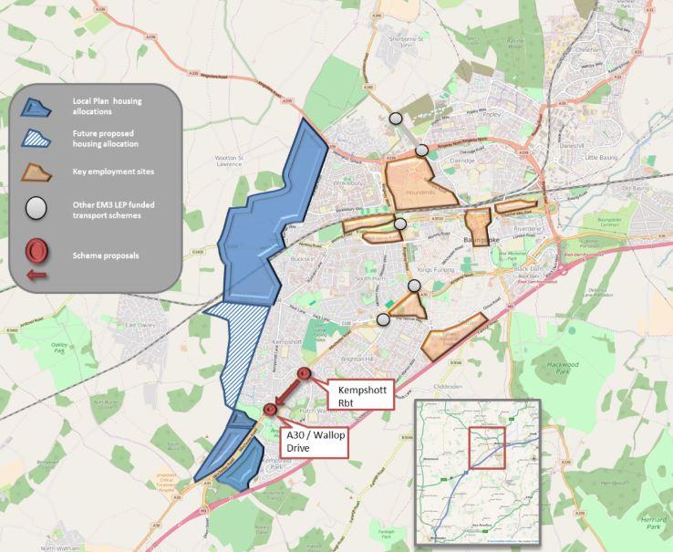 Basingstoke South West Corridor to Growth - Phase 3