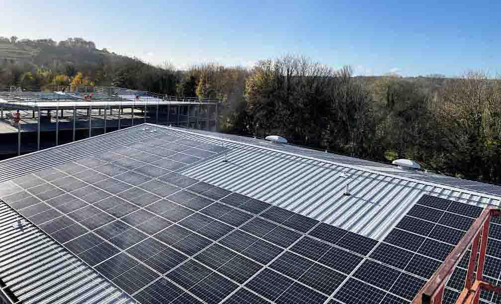 Solar panels at Biffa Winchester
